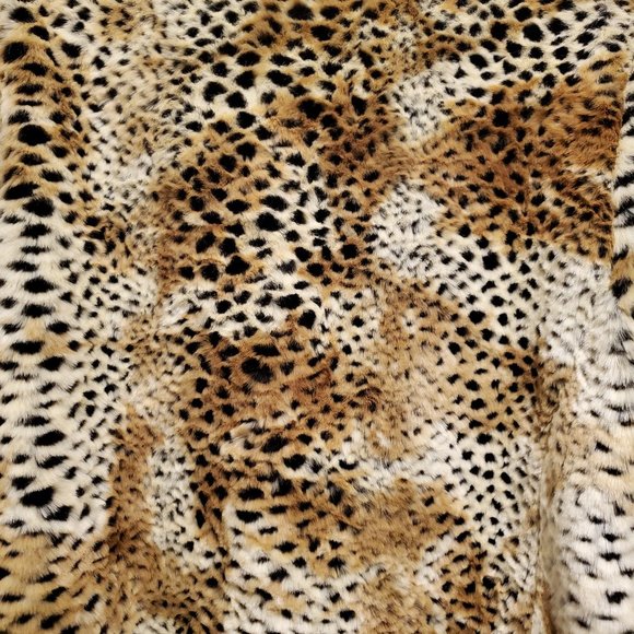 Donna Salyers Fabulous Furs Faux Fur Animal Print Jacket Size Medium - Picture 7 of 9